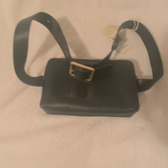 Radley London Pockets Icon Small Leather Zip Top Belt Bag - Black - Picture 2 of 4